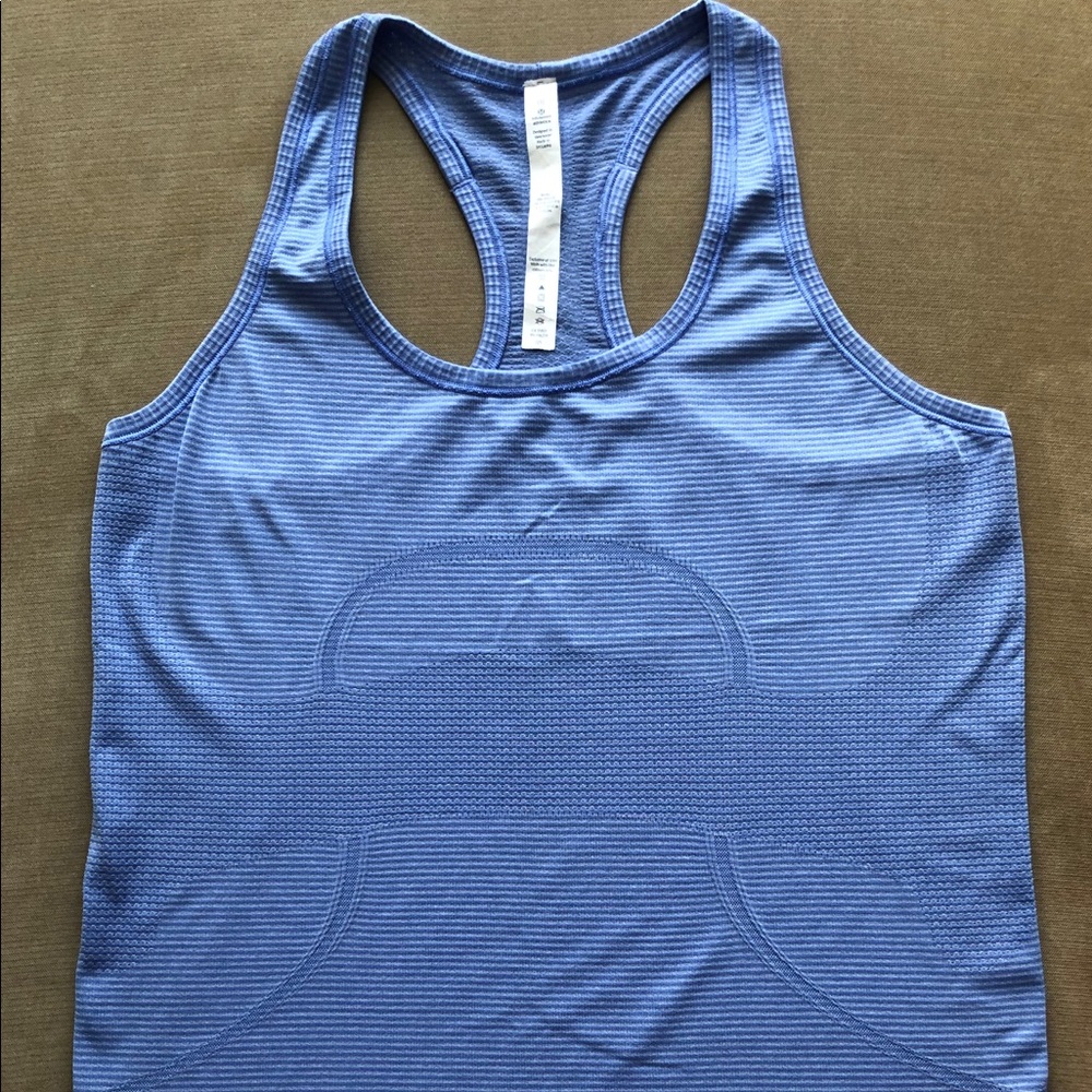 LULULEMON Blue Swiftly Tech Racerback, Size 10
